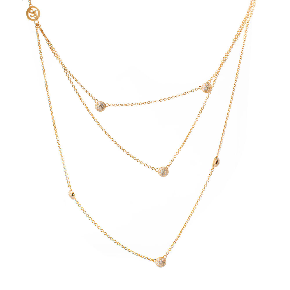 Ladies'Necklace Sif Jakobs C1050-3-CZ 